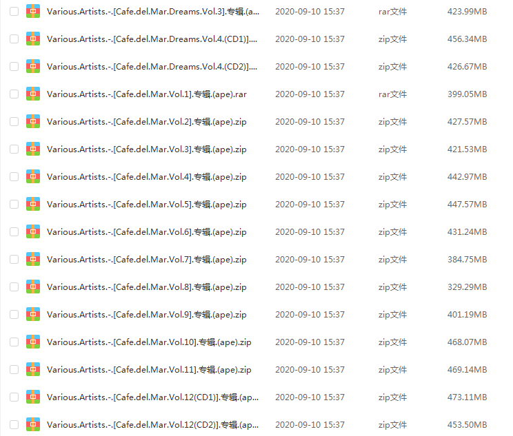 Cafe del Mar 33CD合集 13G 轻盈舒畅咖啡屋音乐-天天素材网