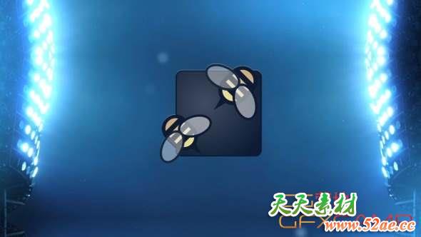 AE模板-球类体育Logo开场 Sport Logo Reveal Pack V2-天天素材网