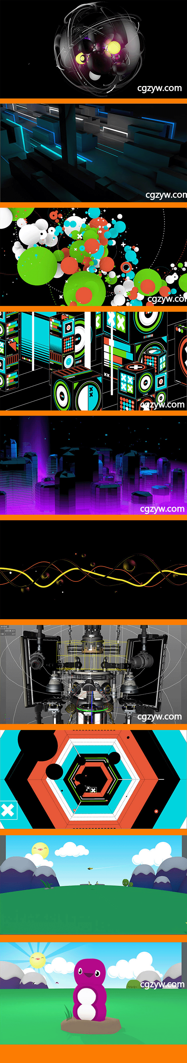 Beeple精品Cinema 4d 工程文件合集223个 C4D模板Win/Mac