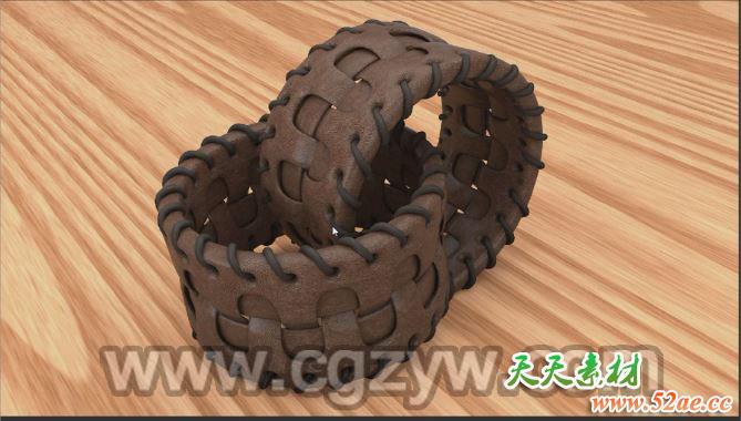 C4D制作皮革类产品建模材质渲染教程+工程文件