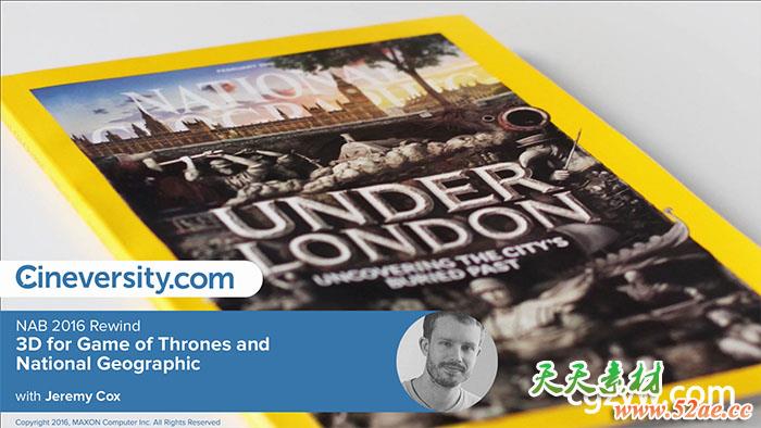 C4D NAB 2016高级电影特效解析制作教程大合集第3-5批 免费下载