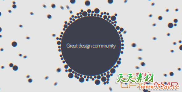 AE模板-简洁创意图形MG动画片头 Minimalistic Presentation-天天素材网