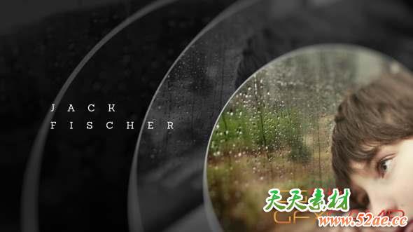 AE模板-圆形遮罩相册图片展示 RocketStock – RS1067 Ascension-天天素材网