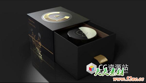 C4D教程-照片级渲染产品包装盒建模灯光渲染教程+工程文件-天天素材网