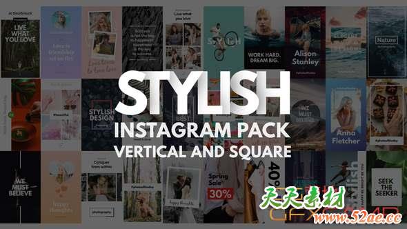 Instagram Stories Pack Vertical and Square