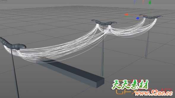 C4D杂乱点线线条制作插件 Topowire 1.0 For Cinema 4D R14-R19 Win/Mac + 使用教程-天天素材网