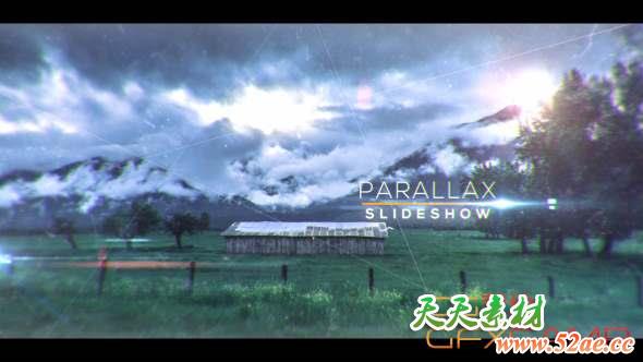 AE模板-三维视差图片开场片头 Magic CInematic Parallax Opener and Slideshow-天天素材网