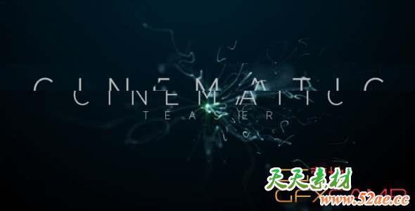 AE模板-电影视频预告宣传片开场 Movie Trailer-天天素材网