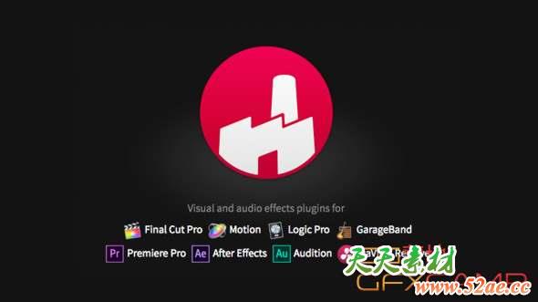 Mac FCPX/AE/Premiere视觉特效插件包 FxFactory Pro 7.0.2(含插件序列号)-天天素材网