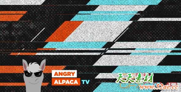 AE模板-动感音乐Logo动画片头 Dynamic Logo Intro V1-天天素材网