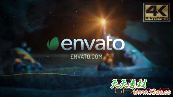 AE模板-卡通灯塔Logo动画 Lighthouse logo reveal-天天素材网