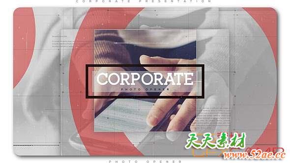 AE模板-商务合作宣传片开场 Corporate Presentation Slideshow-天天素材网