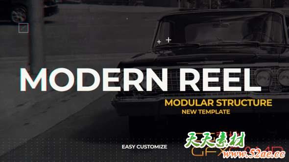 AE模板-城市宣传视频开场 Urban Promo-天天素材网