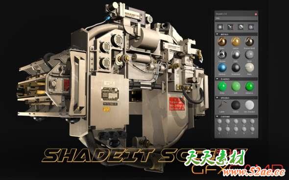 Maya实时材质创建编辑脚本 ShadeIt V1.1 For Maya 2017-2019 Win/Mac + 使用教程-天天素材网
