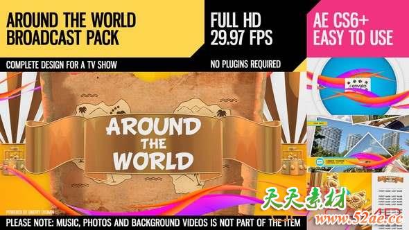 Around The World Broadcast Pack