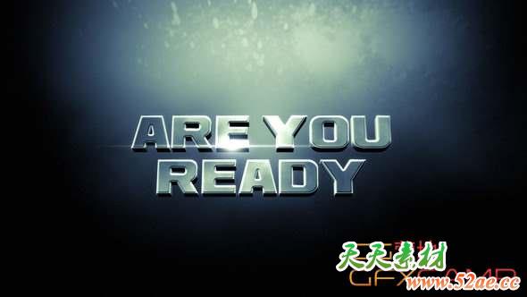 AE模板-大气视频电影宣传片开场 Intense Teaser Trailer 2-天天素材网