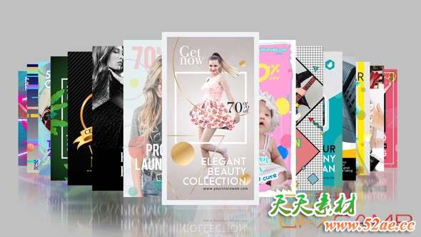 AE模板-广告商品宣传包装动画 Promo Pack-天天素材网