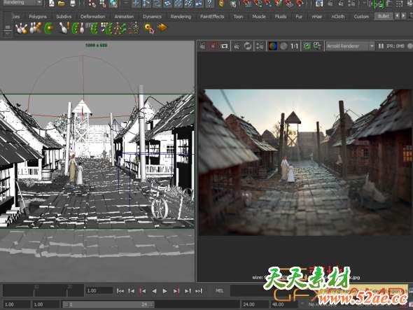 Maya阿诺德Arnold渲染器插件 MtoA SolidAngle Maya To Arnold v3.0.1.1 For Maya 2016-2018 Win/Mac破解版-天天素材网