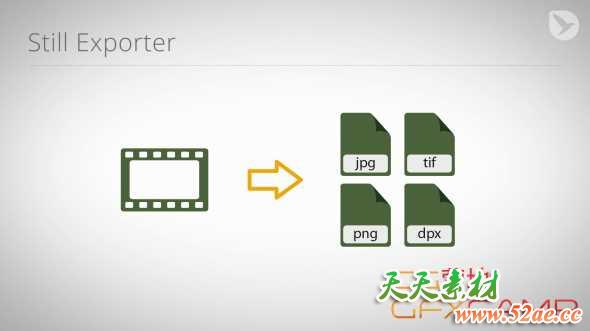 Pr静帧图片导出插件 Aescripts Still Exporter v1.0.3 For Premiere Pro Win/Mac-天天素材网