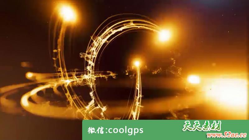 PR模板 大气光效企业年会晚会颁奖片头视频模板-天天素材网