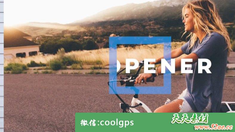 简洁简单幻灯片电子相册AE视频模板 PR模板下载-天天素材网