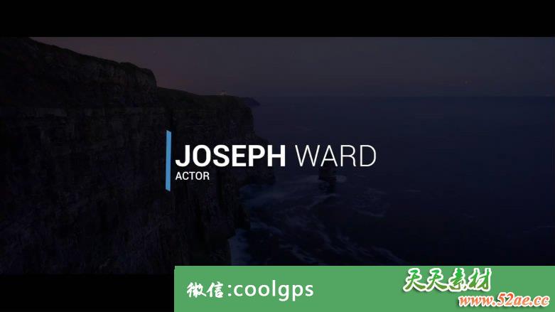 简单简洁文字标题字幕条 pr视频模板下载-天天素材网