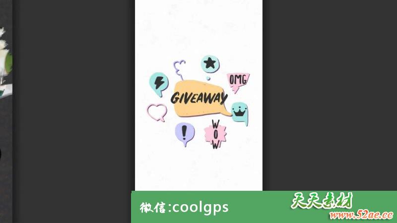 网络分享社区手绘动画图形视频设计素材库 pr模板下载-天天素材网