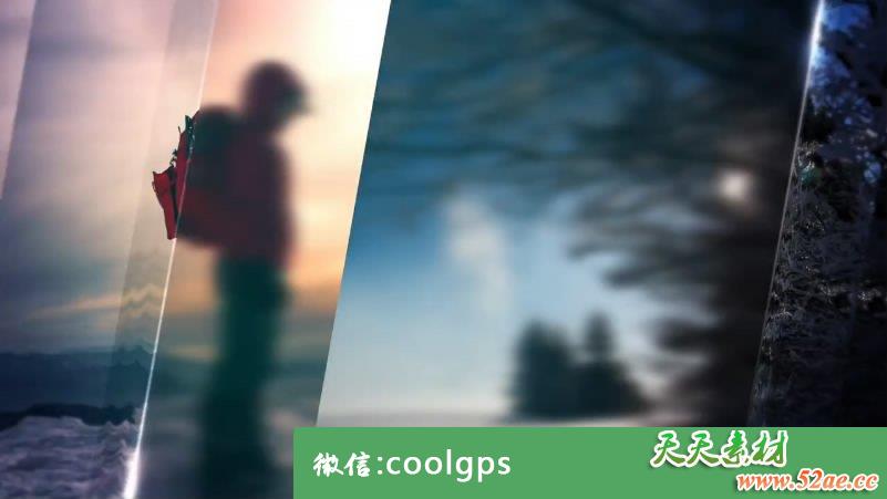 冰花玻璃滤镜特效PR模板下载SlideShow Ice Glass-天天素材网