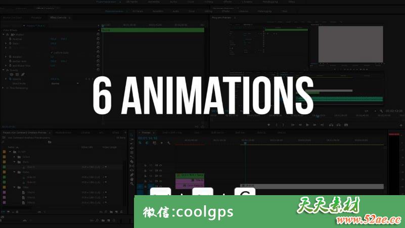 教程制作快捷键显示PR工具Key Command Overlays For Tutorials-天天素材网