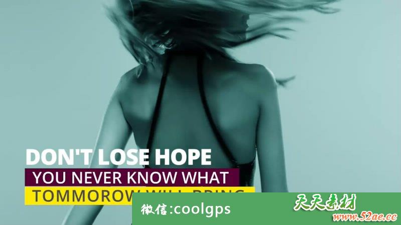 网络社交媒体文字标题动画PR模板 Social Media Titles