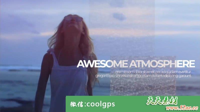 光线电影电子相册PR模板下载 Upbeat Cinematic Slideshow-天天素材网