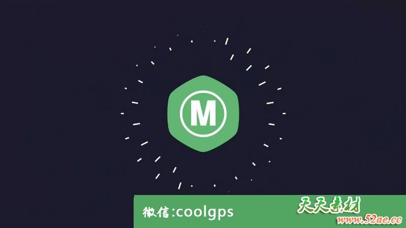 迷你简洁转场标志LOGO视频PR模板Minimal Transition Logo-天天素材网