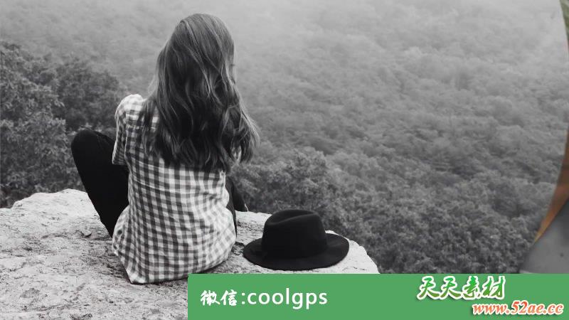 简洁方形电子相册PR模板下载 Clean Square Slideshow-天天素材网