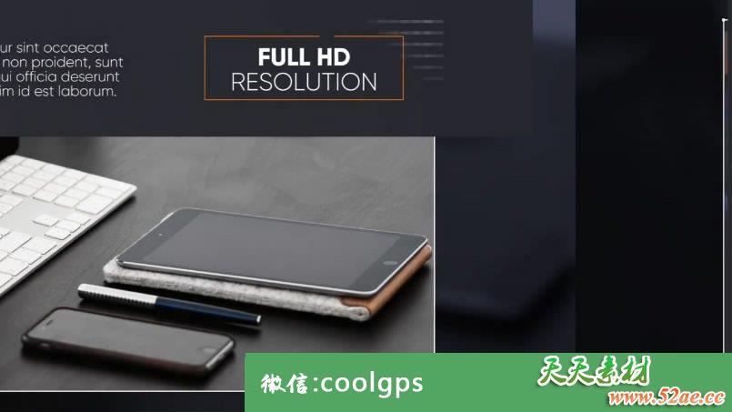 简洁商务推广宣传PR模板下载 Minimal Corporate Premiere-天天素材网