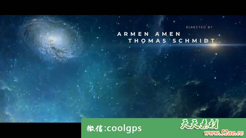 超级宇宙星辰星空开场动画PR模板下载Above The Stars-天天素材网