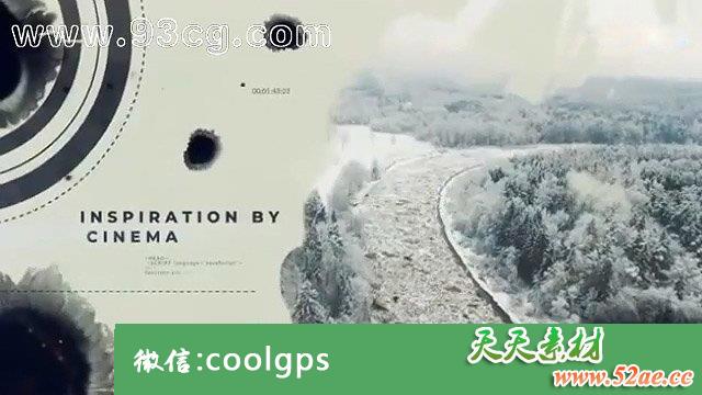 Pr模板：中国风水墨溶解效果影视图文展示片头 Cinematic Titles