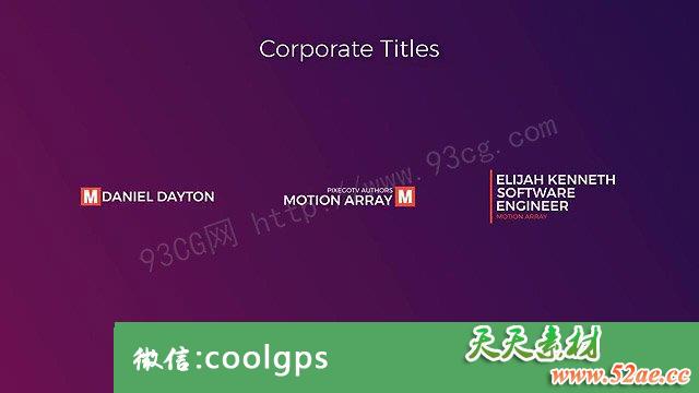 Pr模板:30个简约个性文字标题排版动画效果30 Motion Titles Pack 