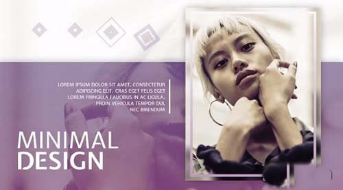 简单简洁电子相册PR模板下载 Clean Slideshow-天天素材网