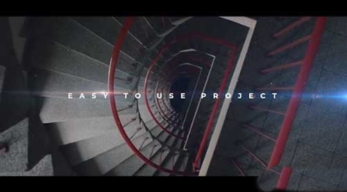 镜头光晕电影开幕PR模板 Lens Flare Cinematic Opener-天天素材网