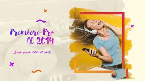 夏日明亮动感开场电子相册模板Bright Summer Slideshow-天天素材网