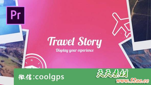 旅游日志记录PR视频模板下载 Travel Story-天天素材网