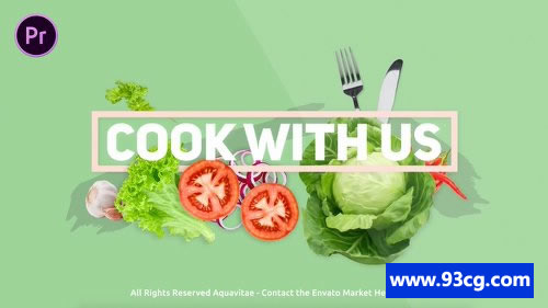 烹饪电视节目首映栏目包装视频模板下载 Cooking Show Bumper-天天素材网