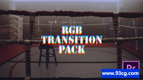 PR模板下载 RGB颜色转场视频模板合集 RGB Transitions Pack-天天素材网