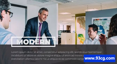 PR模板 简洁和现代促销商务预告宣传片 - Premiere Pro模板-天天素材网