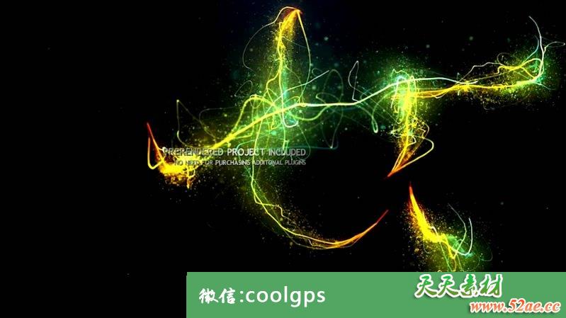 唯美粒子光线光斑特效PR AE通用工程文件Ambrosia-天天素材网