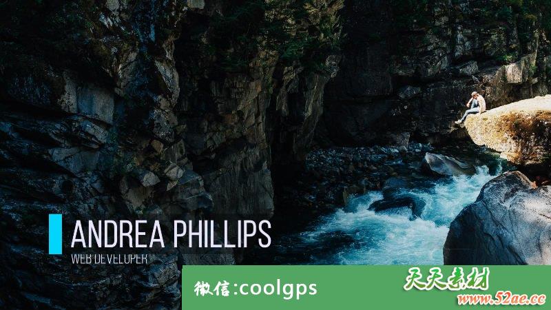 简单简洁文字标题字幕条栏目包装 PR视频模板下载