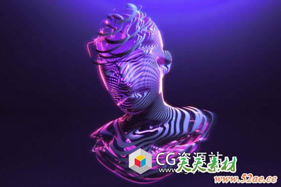 C4D教程-使用泰森分裂创建抽象作品教程Creative Ways to Use Voronoi Fracture-天天素材网