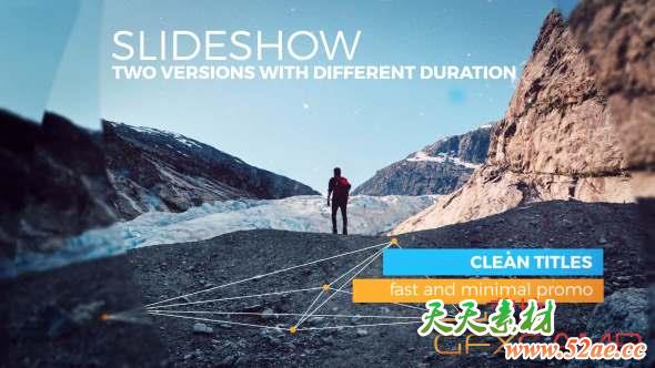 AE模板-线条文字标题介绍动画 Stylish titles-天天素材网