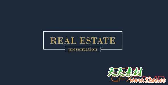 AE模板-房地产建筑宣传包装片头 Real Estate Promotion-天天素材网