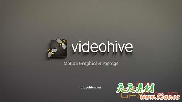 AE模板-简单商务Logo动画 Minimal Corporate 2 – Logo Pack-天天素材网